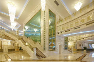 Illustration for article titled Turkmenistan's Astonishing Attempt To Build A City Of The Future